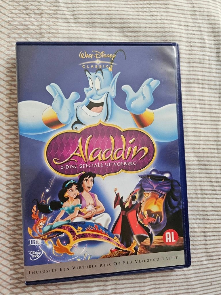 Disney Aladdin DVD's: Speciale Uitvoering & Dievenkoning, Tekenfilm, Nederlands, Ophalen of Verzenden, Zo goed als nieuw
