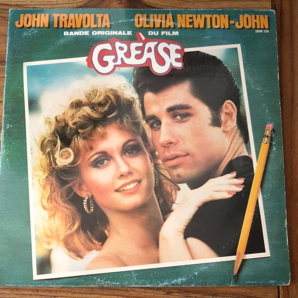 LP Grease Soundtrack, Gebruikt, Ophalen of Verzenden, 1970 - 1979, 12 inch