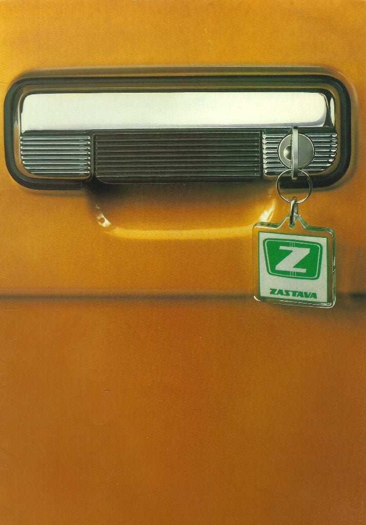 Folder Zastava Yugo 1988, Ophalen of Verzenden, Gelezen, Overige merken