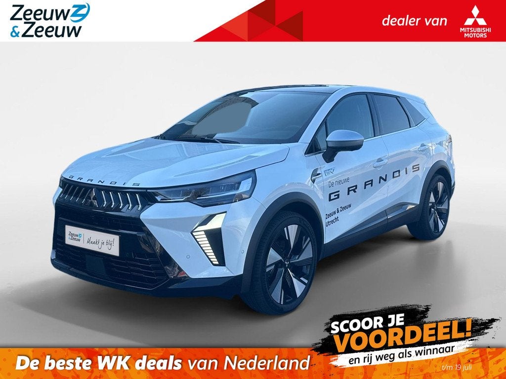 Mitsubishi Grandis 1.8 HEV Instyle | DEMO | MEESTE LUXE UITV, Auto's, Mitsubishi, 12 maanden, 730 kg, Wit, Bedrijf