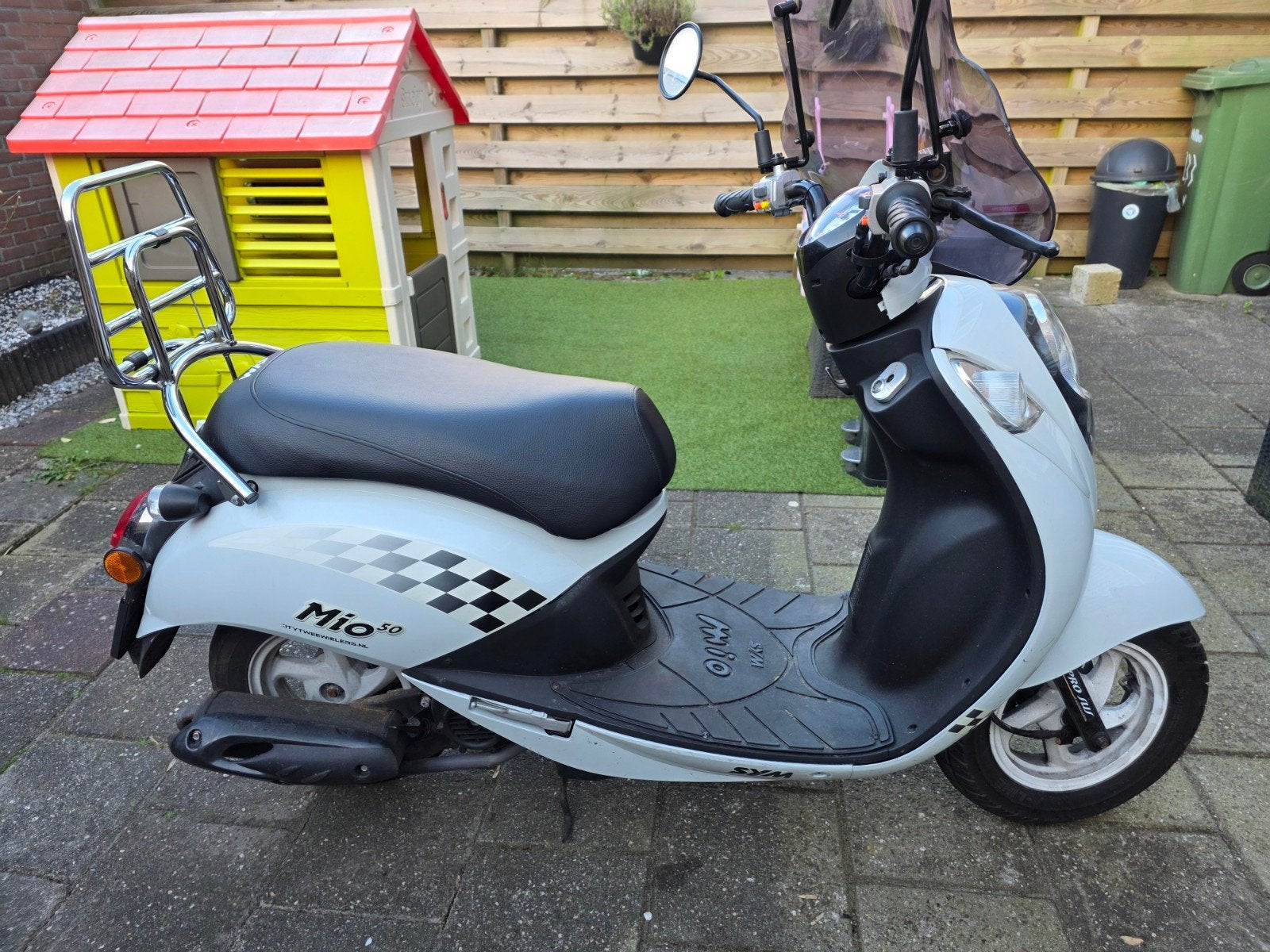 Mooie SYM Mio scooter, Gebruikt, Maximaal 45 km/u, Benzine, 50 cc