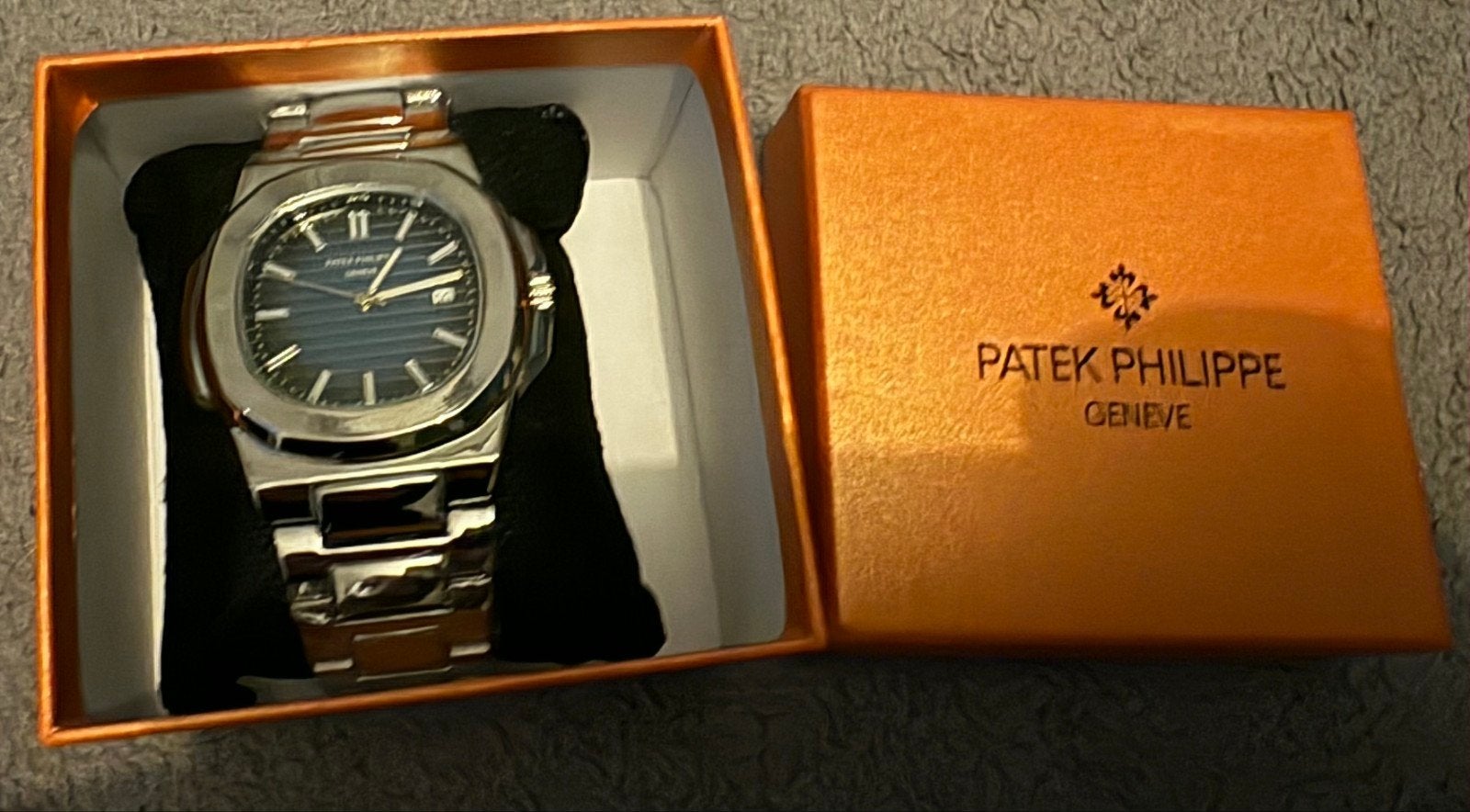 1 op 1 Patek Philippe Nautilus Stijl Horloge - Nieuw in Doos, Sieraden, Tassen en Uiterlijk, Horloges | Antiek, Ophalen of Verzenden