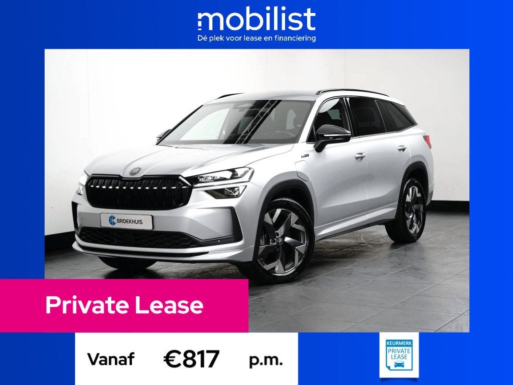 Skoda Kodiaq Skoda 1.5 TSI iV 204pk Sportline (bj 2025), 4 cilinders, Plug-in hybride, Bedrijf, 1817 kg