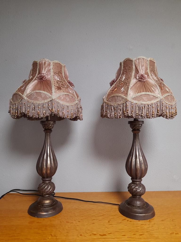 Baroque lampen kappen compleet of los te koop, Ophalen of Verzenden, Zo goed als nieuw, Rechthoekig