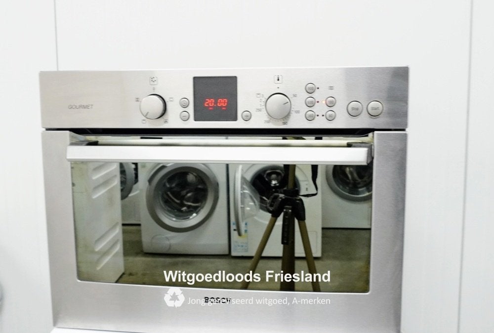 Bosch Gourmet RVS Combimagnetron 6MND GarantieWitgoedloodsfr, Bosch, Combimagnetron, Ophalen of Verzenden, Inbouw