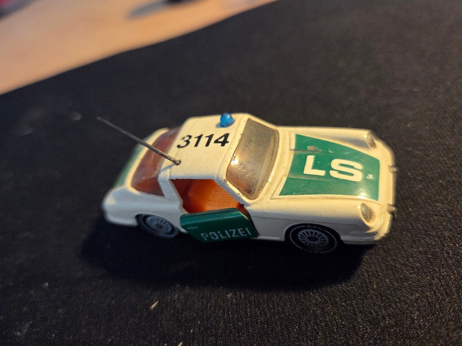 Vintage Siku Porsche 911 (V234) Politie - W-Duitsland, Hobby en Vrije tijd, Ophalen of Verzenden, Gebruikt, Auto