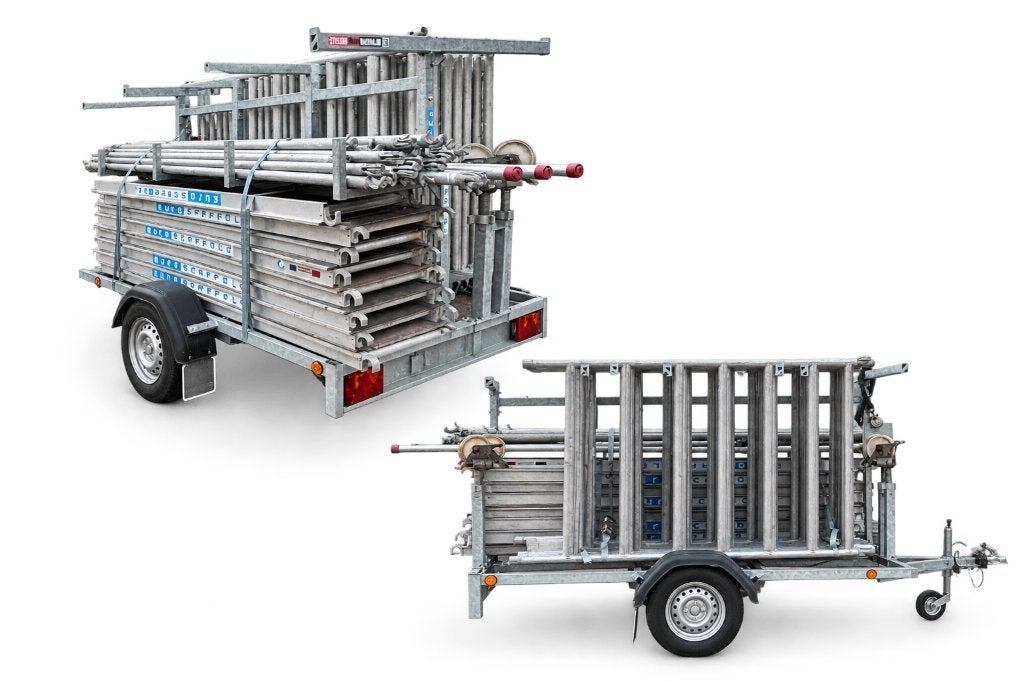aanhangers TE HUUR steiger / autoambulance, Ophalen, Gebruikt
