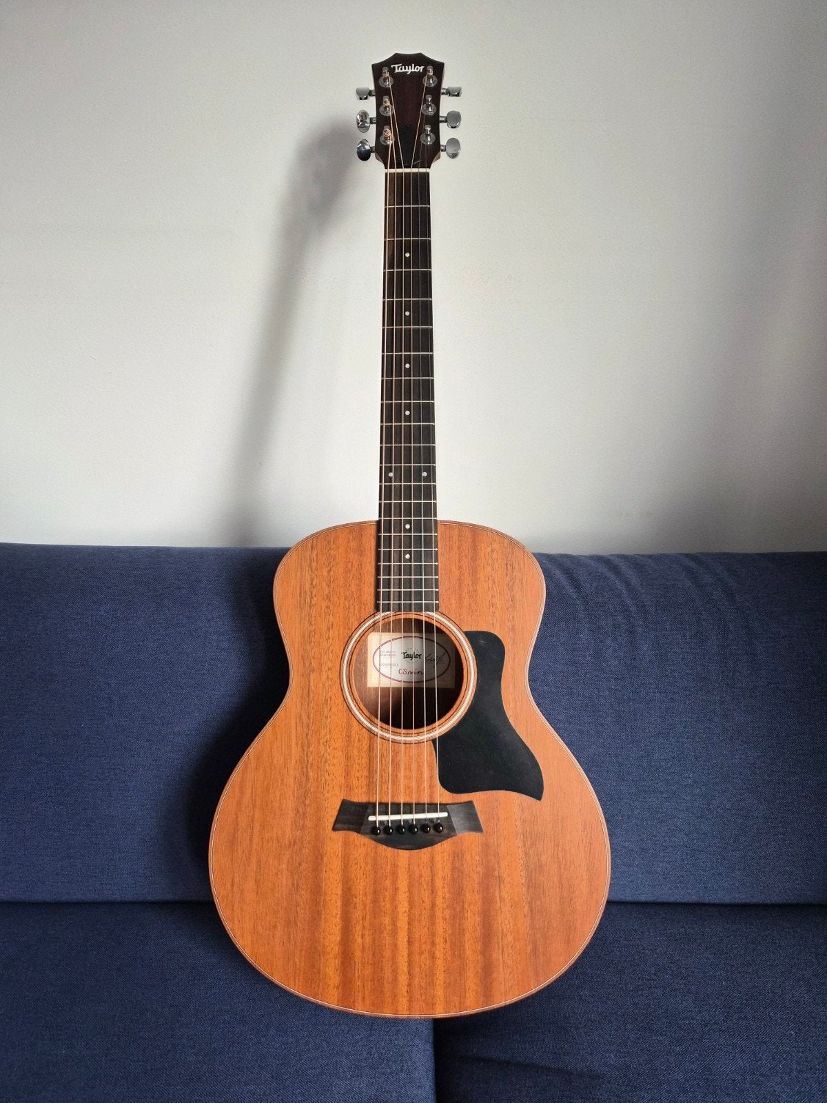 Taylor GS Mini e Mahogany  - Travel Guitar, Ophalen, Zo goed als nieuw, Western- of Steelstringgitaar, Met koffer