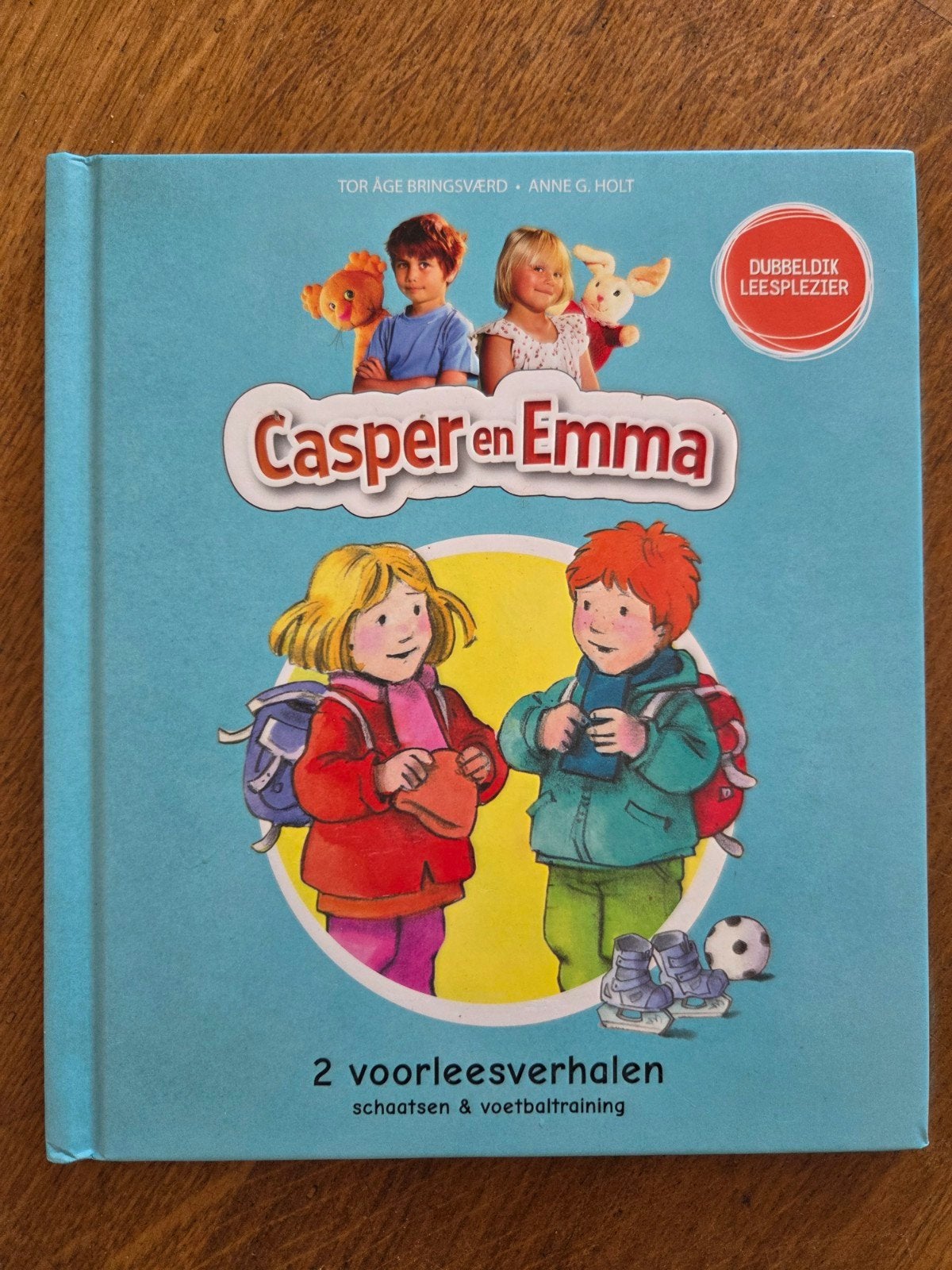 Casper en Emma: 2 voorleesverhalen - Schaatsen & Voetbal, Ophalen, Gelezen, Tor Åge Bringsværd, Anne G. Holt, 2 tot 3 jaar