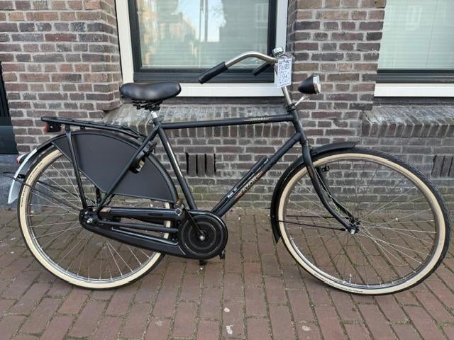 carolina opa staal Remnaaf 55cm matzwart, Terugtraprem, 1095AR, Nieuw, De Snelbinder