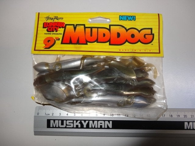 Kunstaas: Lunker City Mud Dog 9 inch shads, Watersport en Boten, Verzenden, Nieuw, Overige typen