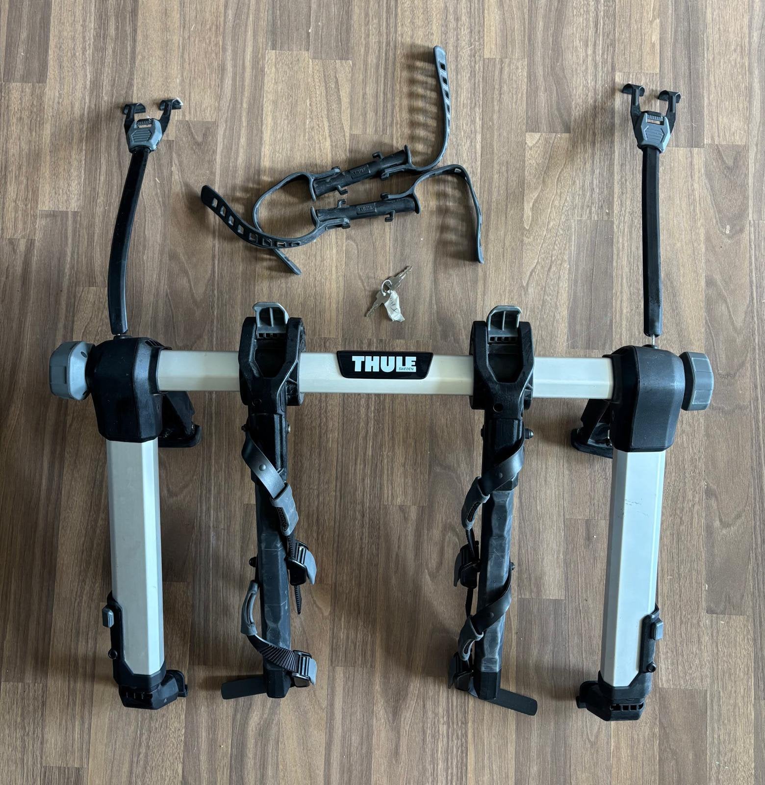 Thule Outway Hanging 2 994 Achterklep fietsendrager, Ophalen, 2 fietsen, Zo goed als nieuw, Achterklepdrager