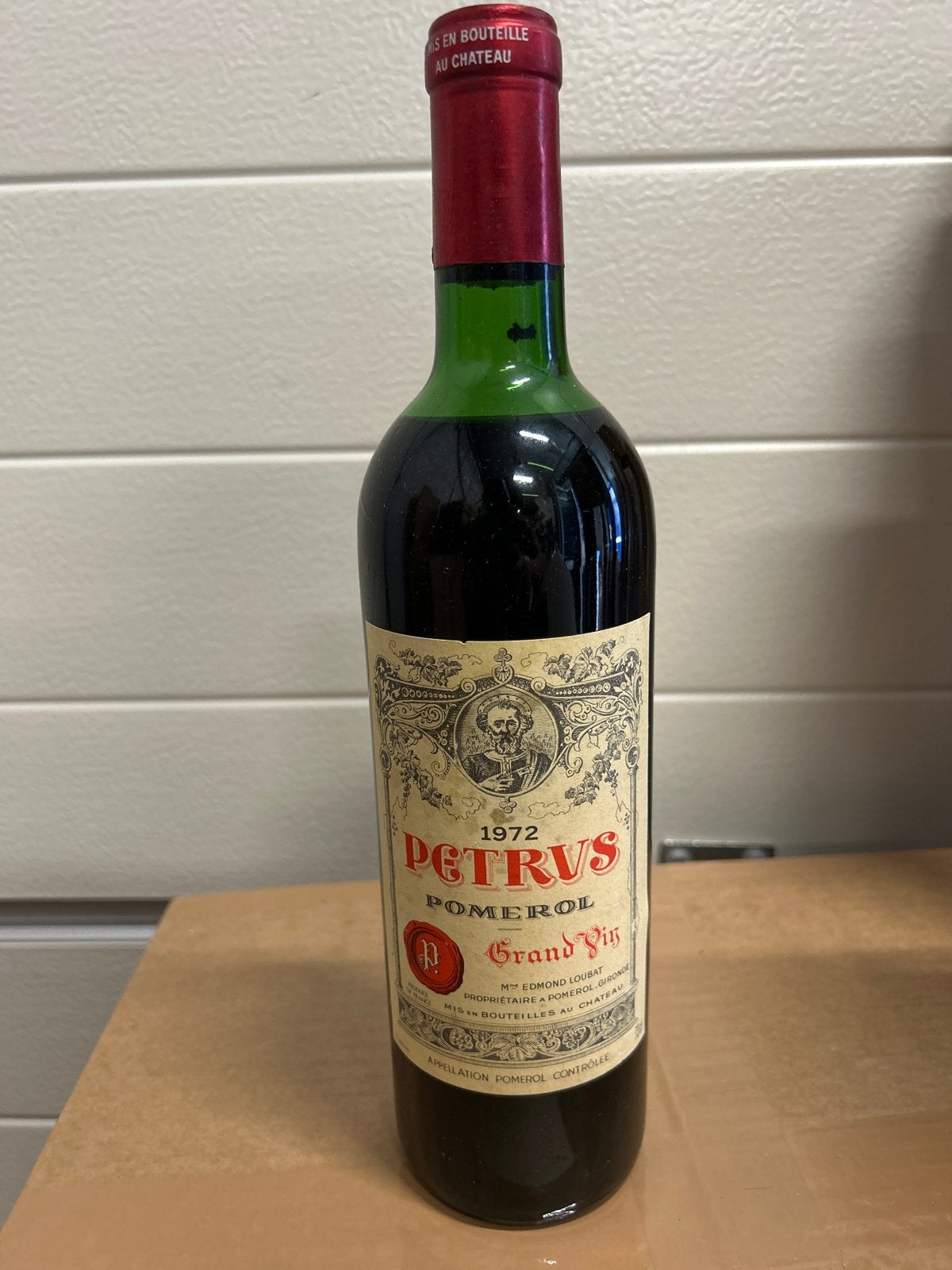 Petrus Pomerol 1972 - Exclusieve Rode Wijn, Ophalen, Gebruikt, Frankrijk, Rode wijn