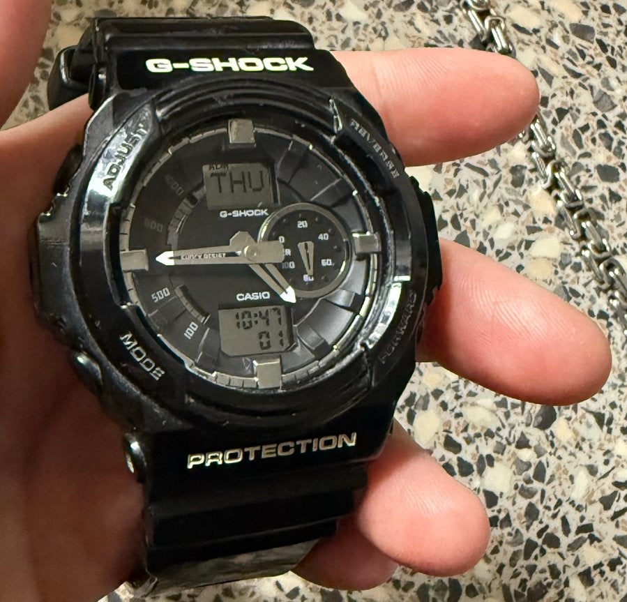 Casio G-Shock GA-150B Herenhorloge - Goede Staat, Sieraden, Tassen en Uiterlijk, Horloges | Heren, Casio, Kunststof, Gebruikt