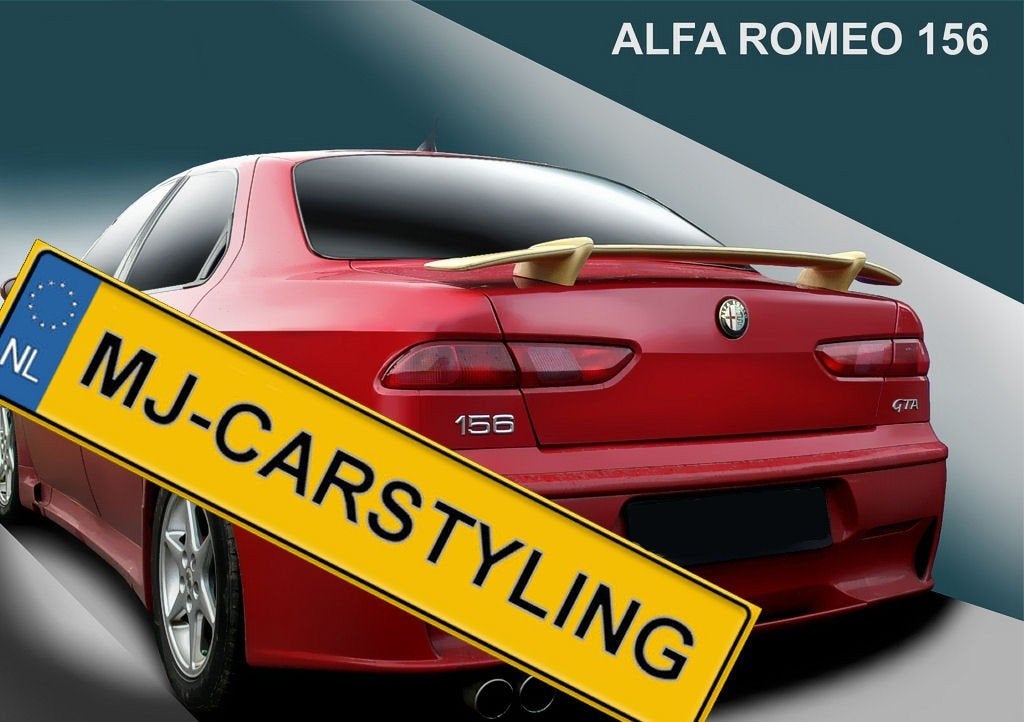 Alfa Romeo 156 - Achterklep spoiler III, Auto diversen, Tuning en Styling, Ophalen of Verzenden, MJ-Carstyling, Info@mj-carstyling.net