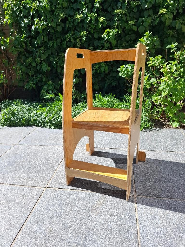 Houten leertoren/ keukenhulp, Ophalen, Gebruikt, Overige typen