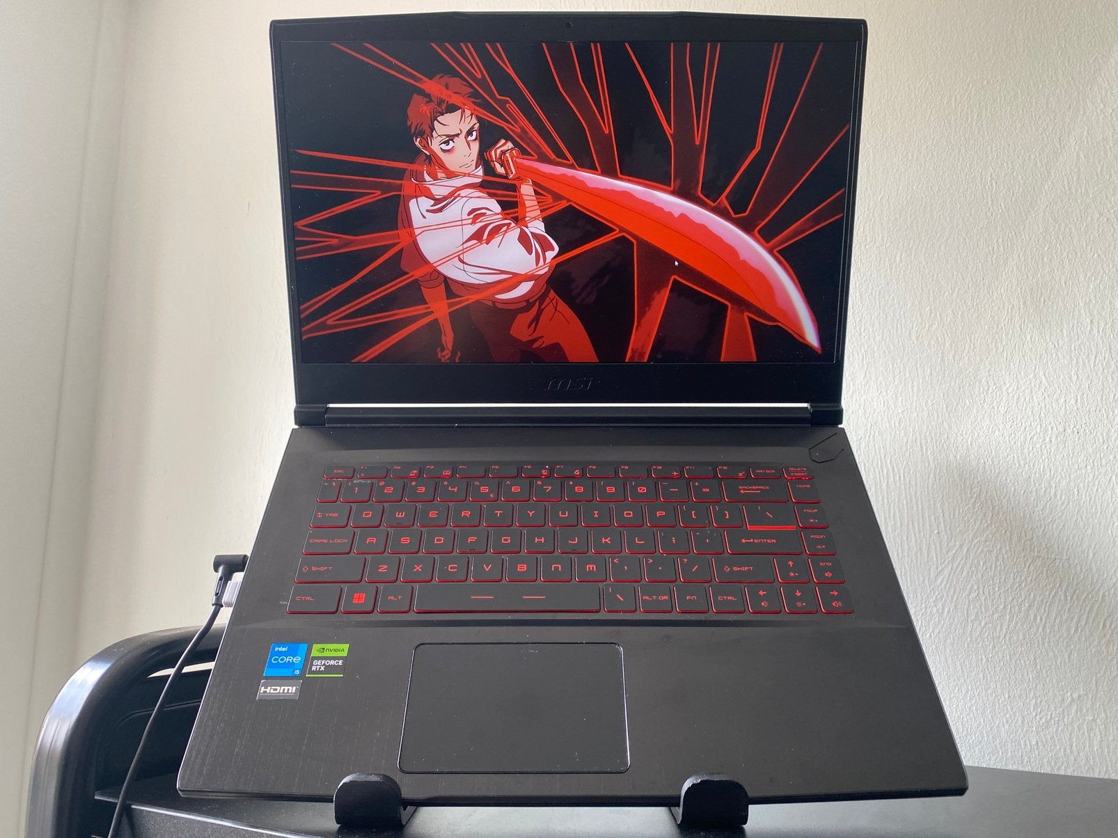 MSI Thin GF63 12UC Gaming Laptop, Ophalen, 2 tot 3 Ghz, 15 inch, Zo goed als nieuw