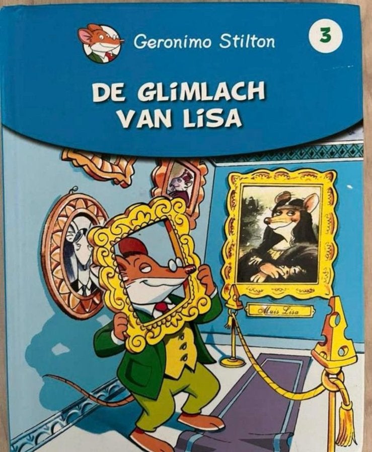 Geronimo Stilton - De glimlach van Lisa Geronimo Stilton, Ophalen of Verzenden, Gelezen