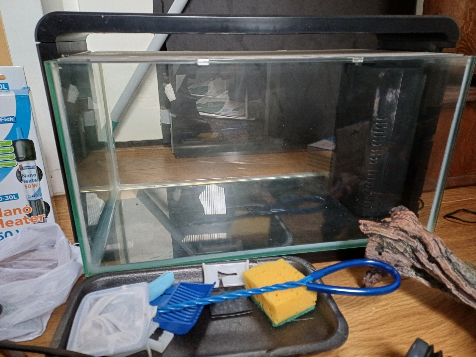 aquarium, Dieren en Toebehoren, Ophalen, Inclusief deksel, Gebruikt, Leeg aquarium