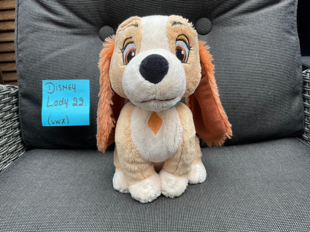 Nieuwe Disney Lady knuffel van Lady en de Vagebond, Verzamelen, Disney, Ophalen, Overige figuren, Nieuw, Knuffel