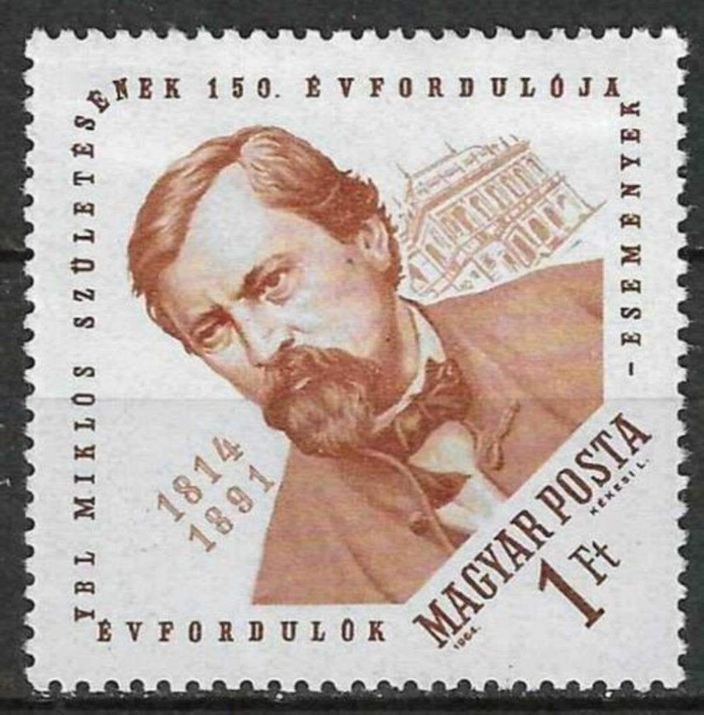 Hongarije 1964 - Yvert 1648 - Miklos Ybl (PF), Verzenden, Postfris