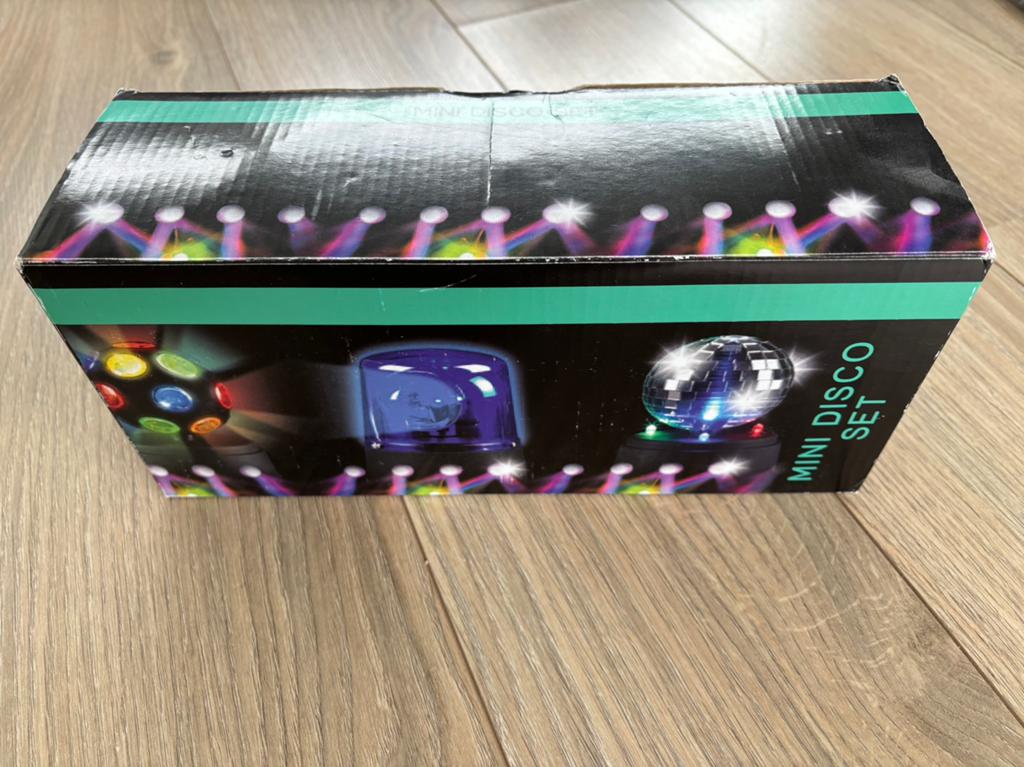 Mini disco set (kinderen), Ophalen of Verzenden, Zo goed als nieuw, Feestartikel, Overige
