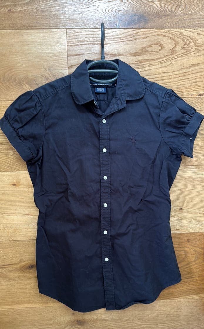 ralph lauren blouse maat s/4, Kleding | Dames, Ophalen of Verzenden, Gedragen, Maat 36 (S), Blauw
