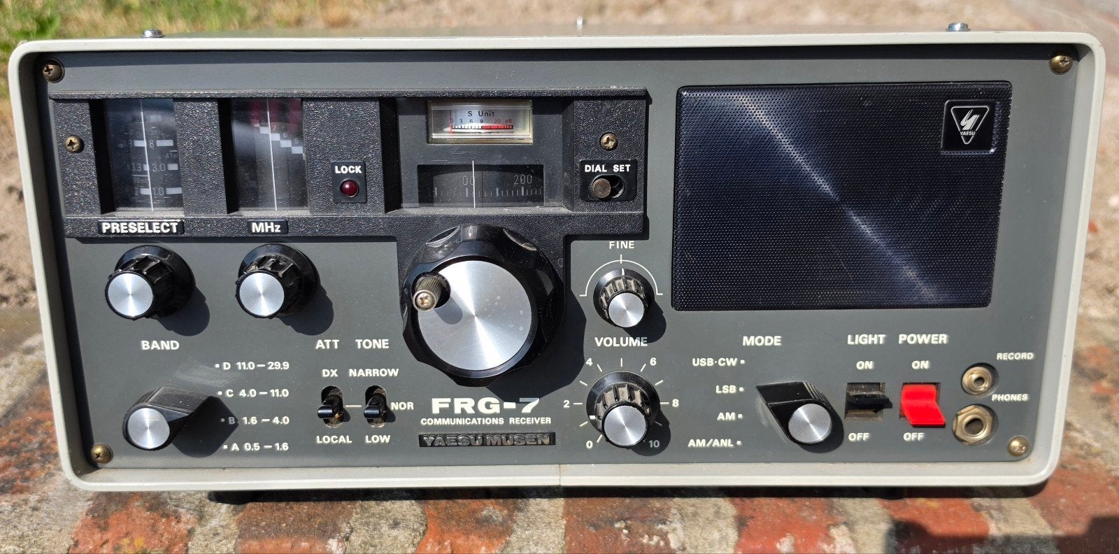 Yaesu FRG-7 HF Ontvanger tot 30 Mhz / AM+SSB., Telecommunicatie, Zenders en Ontvangers, Ophalen, Gebruikt, Ontvanger