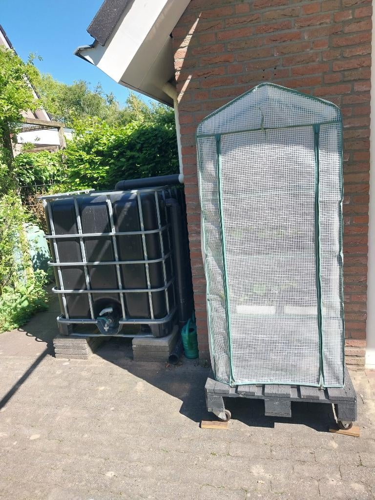 Verrijdbaar Tuin-/plantenkas  h.160 cm x 69 br. x 49 cm diep, Gebruikt, Overige materialen, Kweekkas, Ophalen