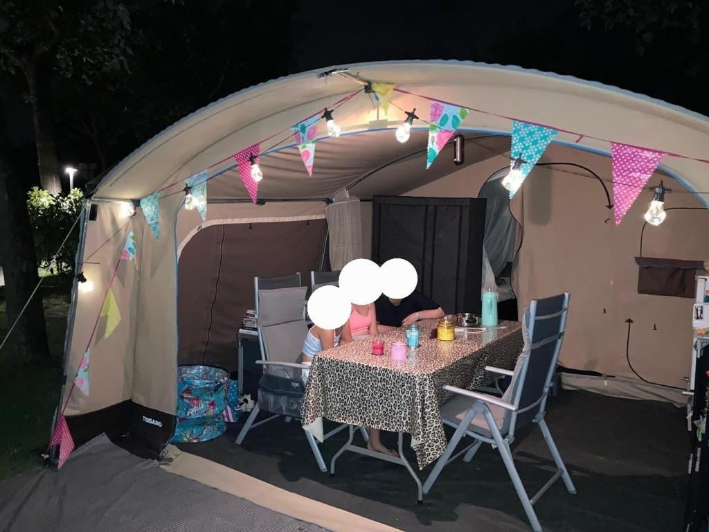 Vouwwagen Trigano Galleon 2018, Ophalen, Trigano, Beige, Aanwezig