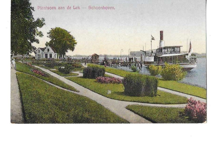 Schoonhoven, Ophalen of Verzenden, 1920 tot 1940, Gelopen, Zuid-Holland