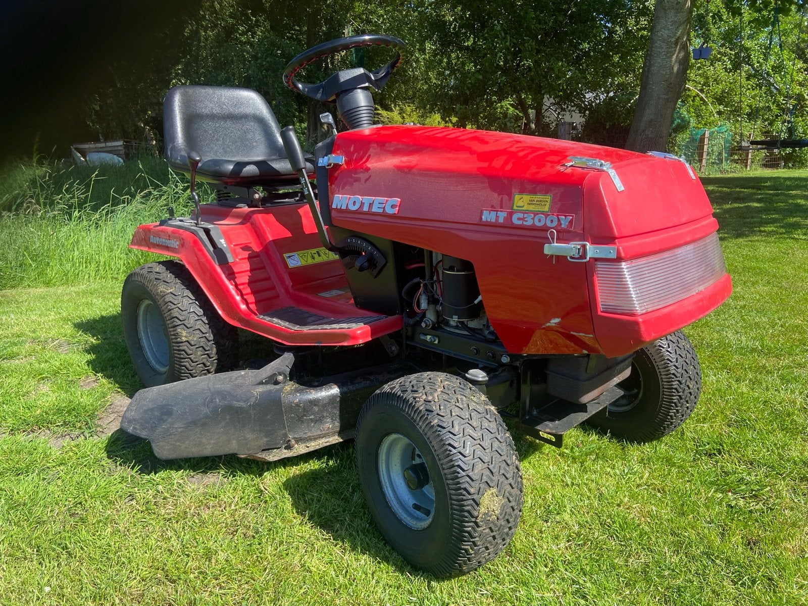 Motec MT C300Y 13PK B&S, Tuin en Terras, Ophalen, Cirkelmaaier, Gebruikt, Benzine-grasmaaier