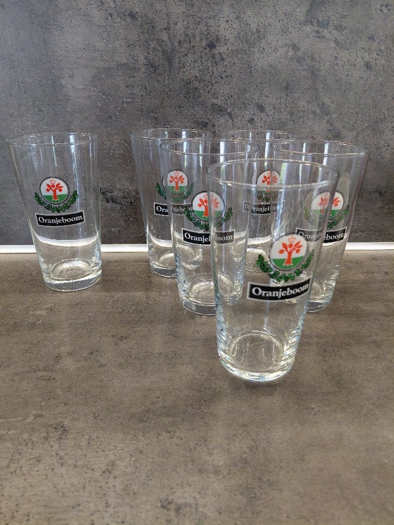 Bierglazen Oranjeboom, Verzamelen, Biermerken, Ophalen, Nieuw, Glas of Glazen, Oranjeboom