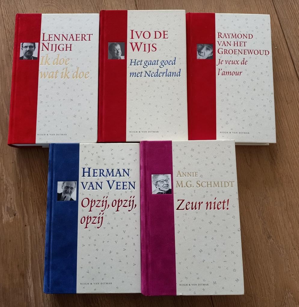 Pluche boeken ZGAN: MG Schmidt, Groenewoud, Veen, Wijs,Nijgh, Ophalen of Verzenden, Zo goed als nieuw