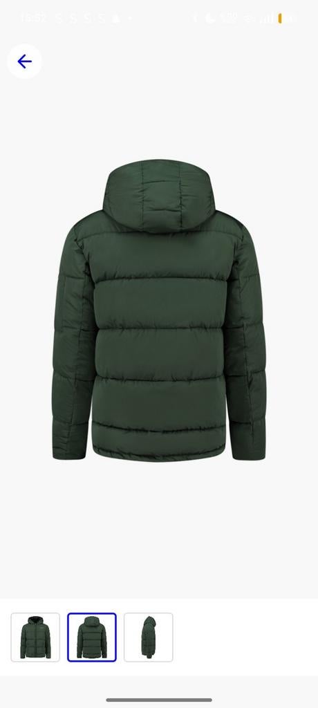 Groene Ballin jas maat 140/146 rits kapot, Ophalen of Verzenden