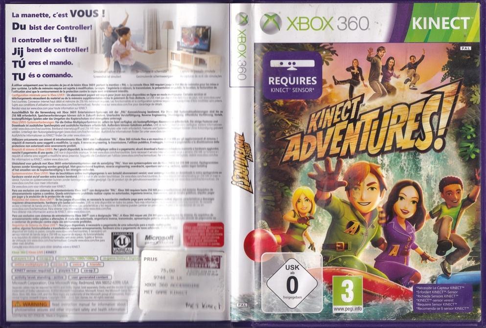 Kinect Adventures! Requires Kinect Sensor, Avontuur en Actie, Gebruikt, 1 speler, Ophalen of Verzenden