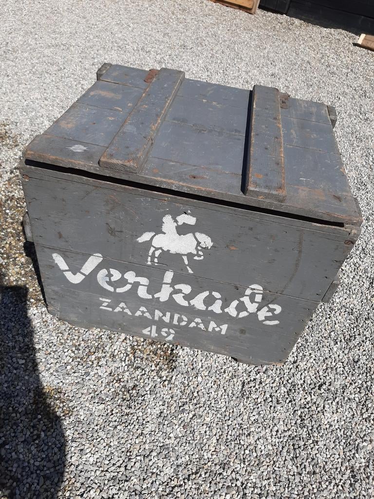 Verkade vintage kist, Minder dan 50 cm, Gebruikt, 50 tot 100 cm, Ophalen of Verzenden