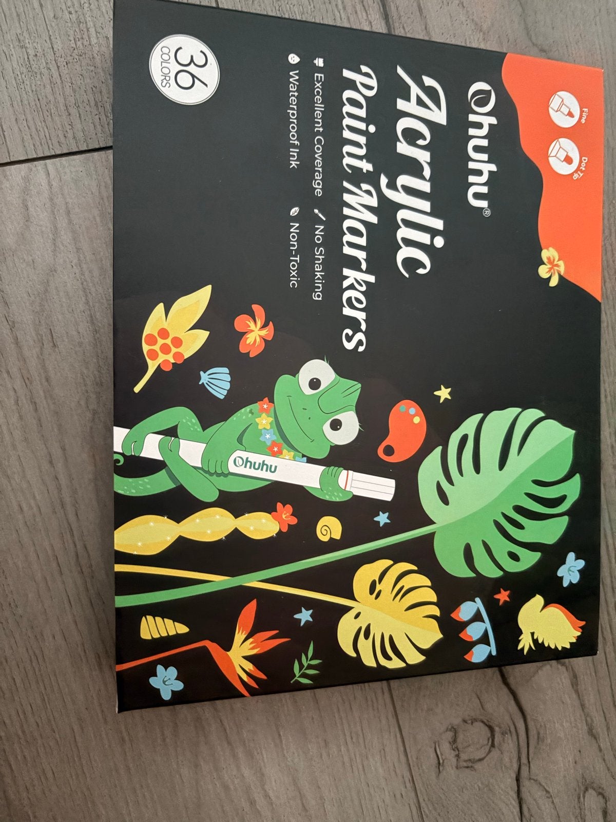 Ohuhu Acrylverf Markers Set - 36 Kleuren, Ophalen of Verzenden, Nieuw, Acrylverf