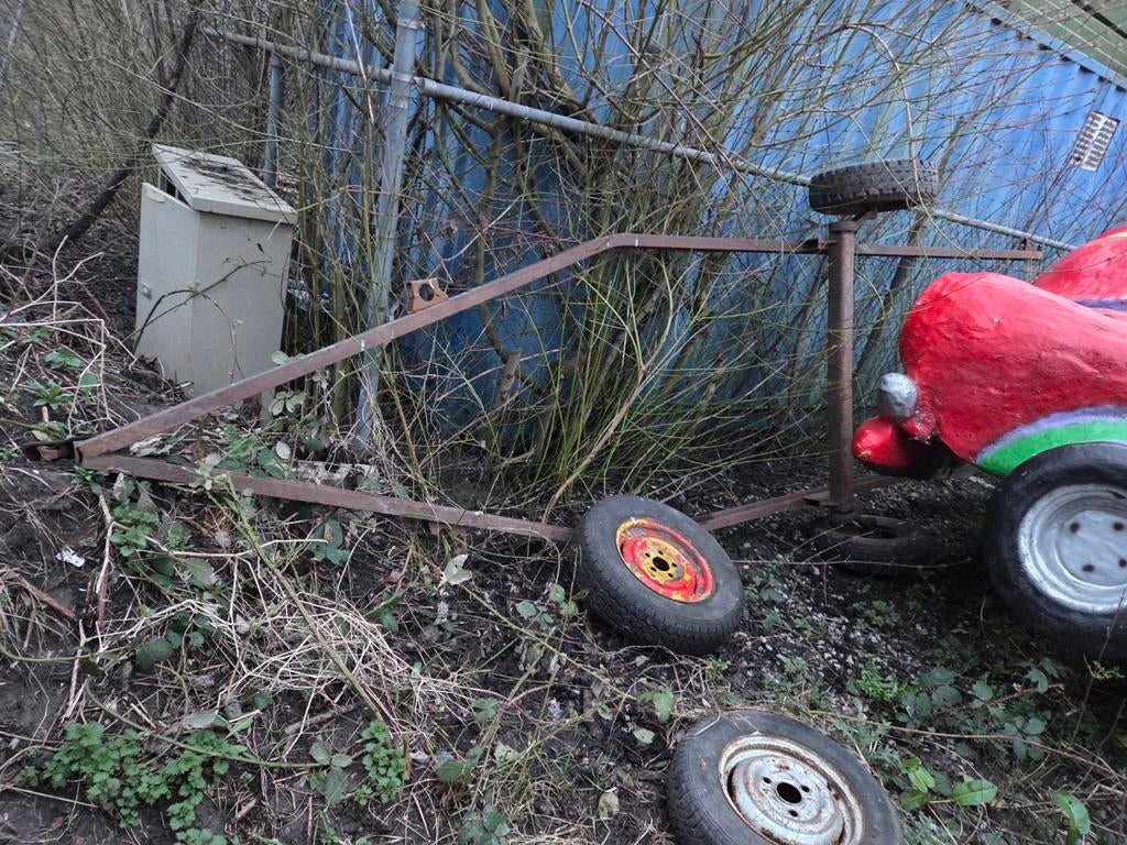 Onderstel oude schaftkeet - Ideaal voor projecten, Ophalen of Verzenden, Gebruikt