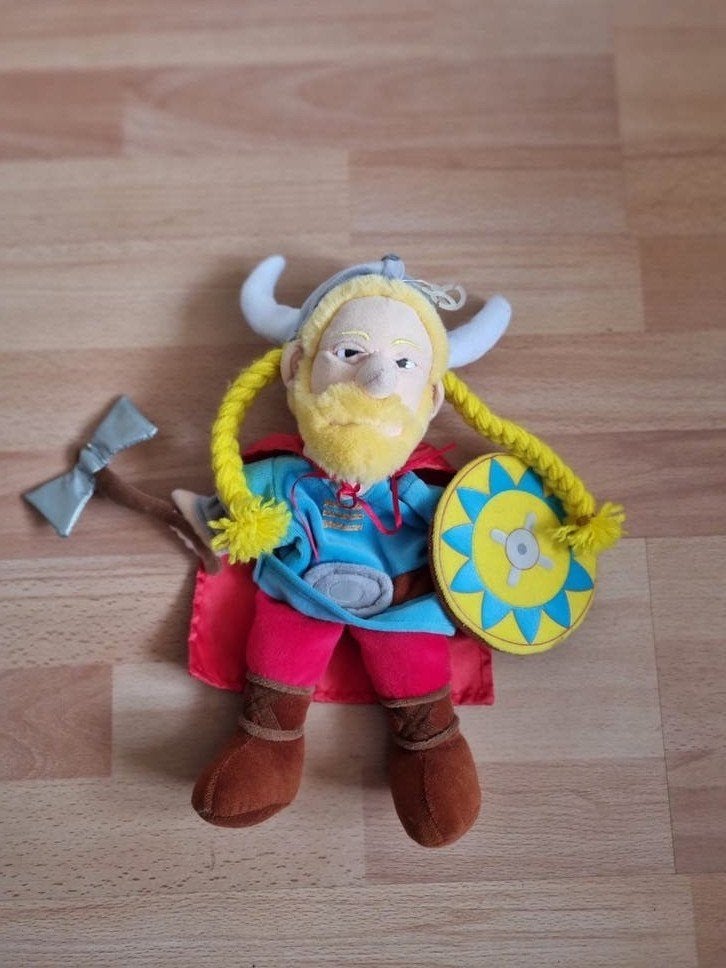 Zeldzame Viking handpop - Fiesta Crafts, Overige merken, Overige karakters, Overige typen, Ophalen of Verzenden