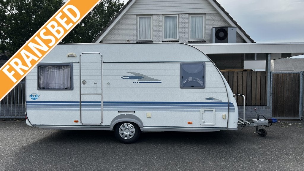 Adria Adora 462 PU Voortent-fietsdrager, Caravans en Kamperen, Rondzit, Bedrijf, 750 - 1000 kg, 4 tot 5 meter