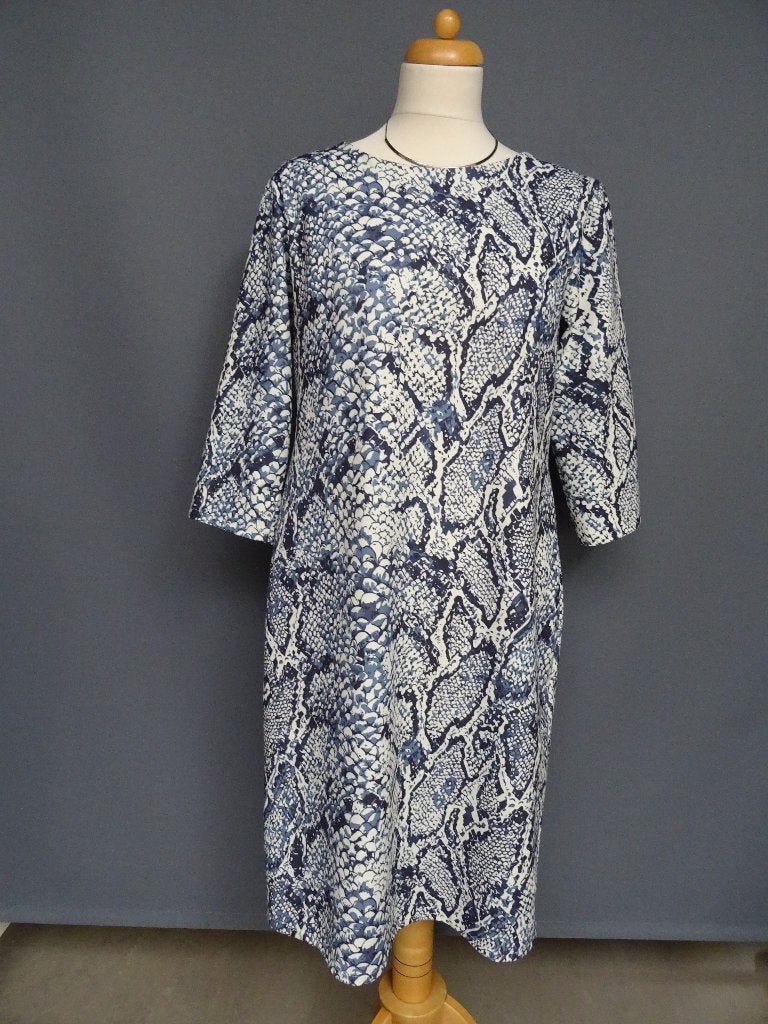SOPHIA pure feminine maat XL, jurk met slangenprint., Meerkleurig, Maat 46/48 (XL) of groter, Ophalen of Verzenden, Zo goed als nieuw