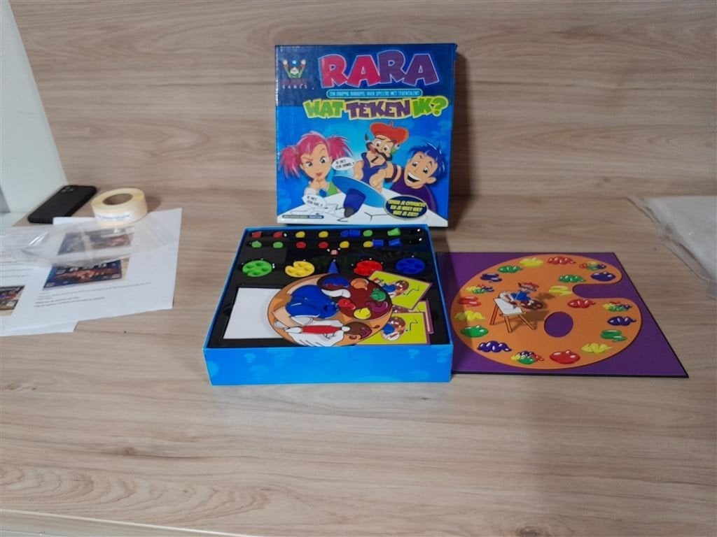rara wat teken ik - s1989, Hobby en Vrije tijd, Gezelschapsspellen | Bordspellen, Verzenden, Zo goed als nieuw