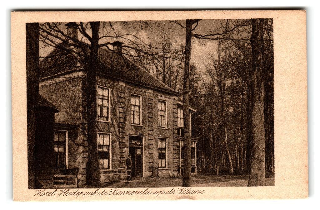 Barneveld, Hotel Heidepark op de Veluwe, Verzenden, 1920 tot 1940, Ongelopen, Gelderland
