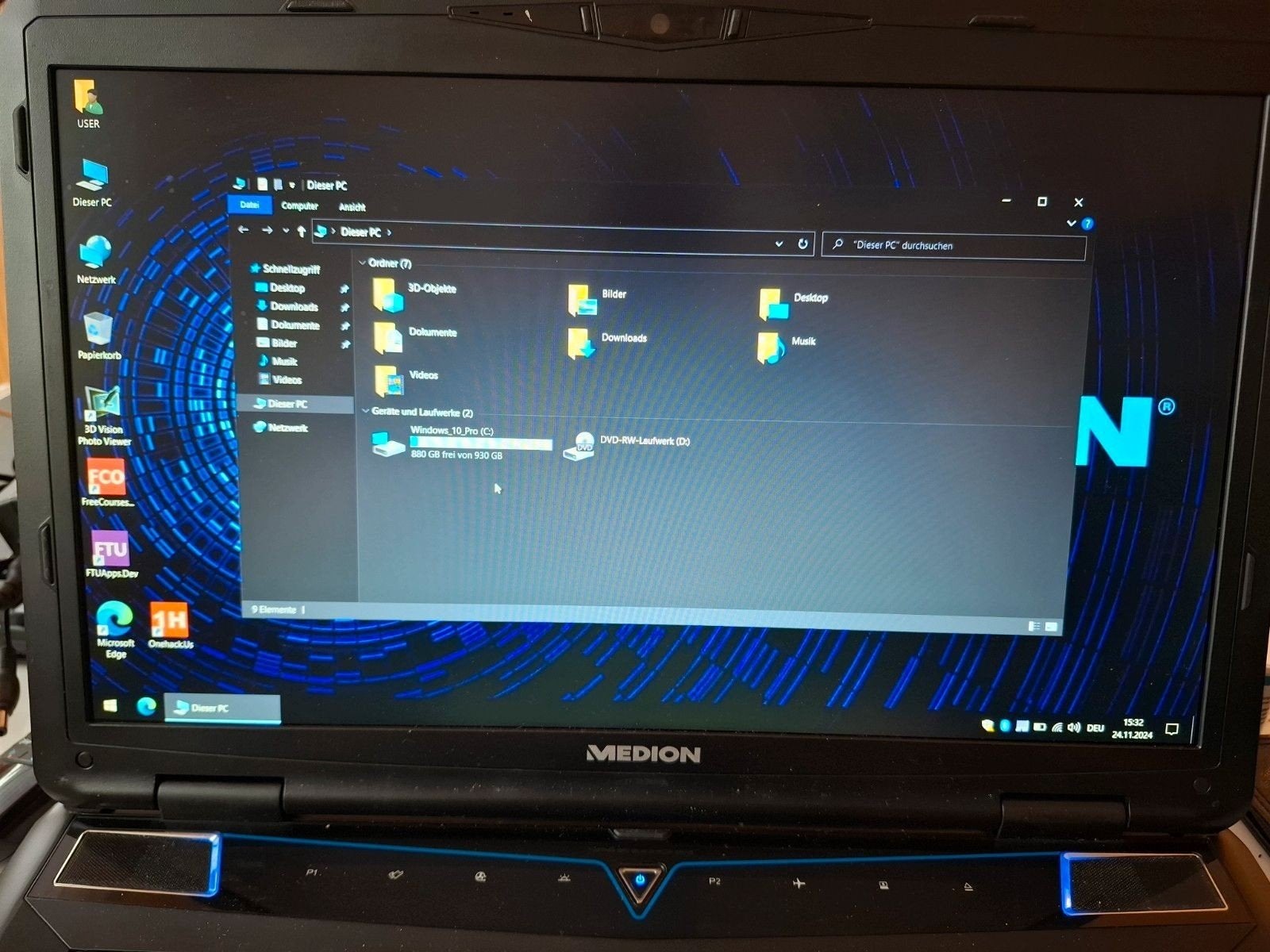 Medion Erazer gaming laptop,, 1 speler, Ophalen of Verzenden, Vanaf 3 jaar