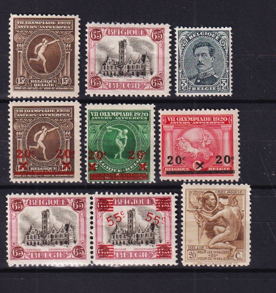 België 1920-1922 **, Ophalen, Postfris, Postfris