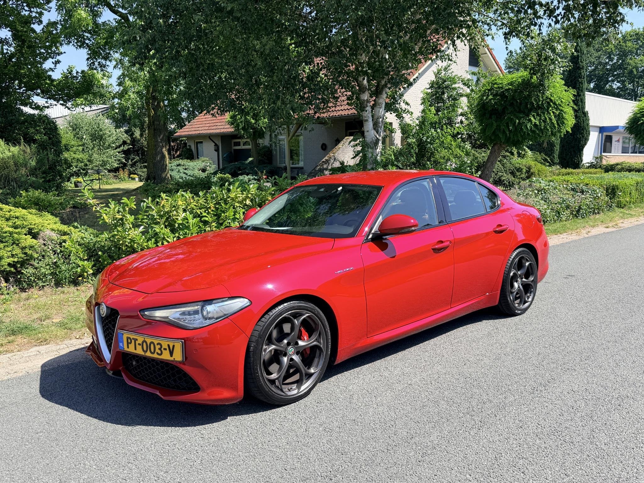 Alfa Romeo Giulia 2.0T Q2 Veloce 310PK Automaat•Leder•Na, Auto's, Alfa Romeo, Automaat, 745 kg, Achterwielaandrijving, Euro 6