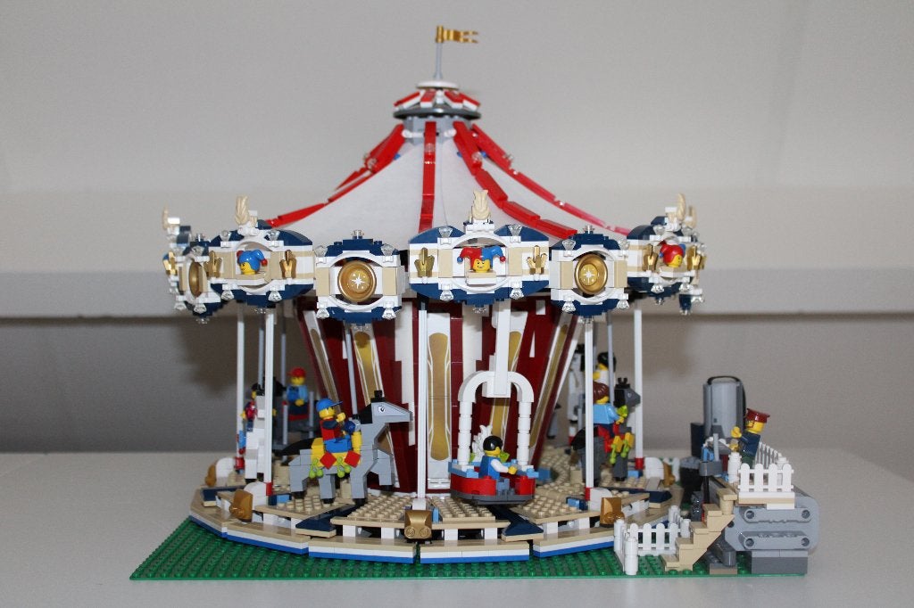 Lego 10196 Grand Carousel Grote draaimolen | Collectors Item, Lego, Ophalen of Verzenden, Zo goed als nieuw, Icons