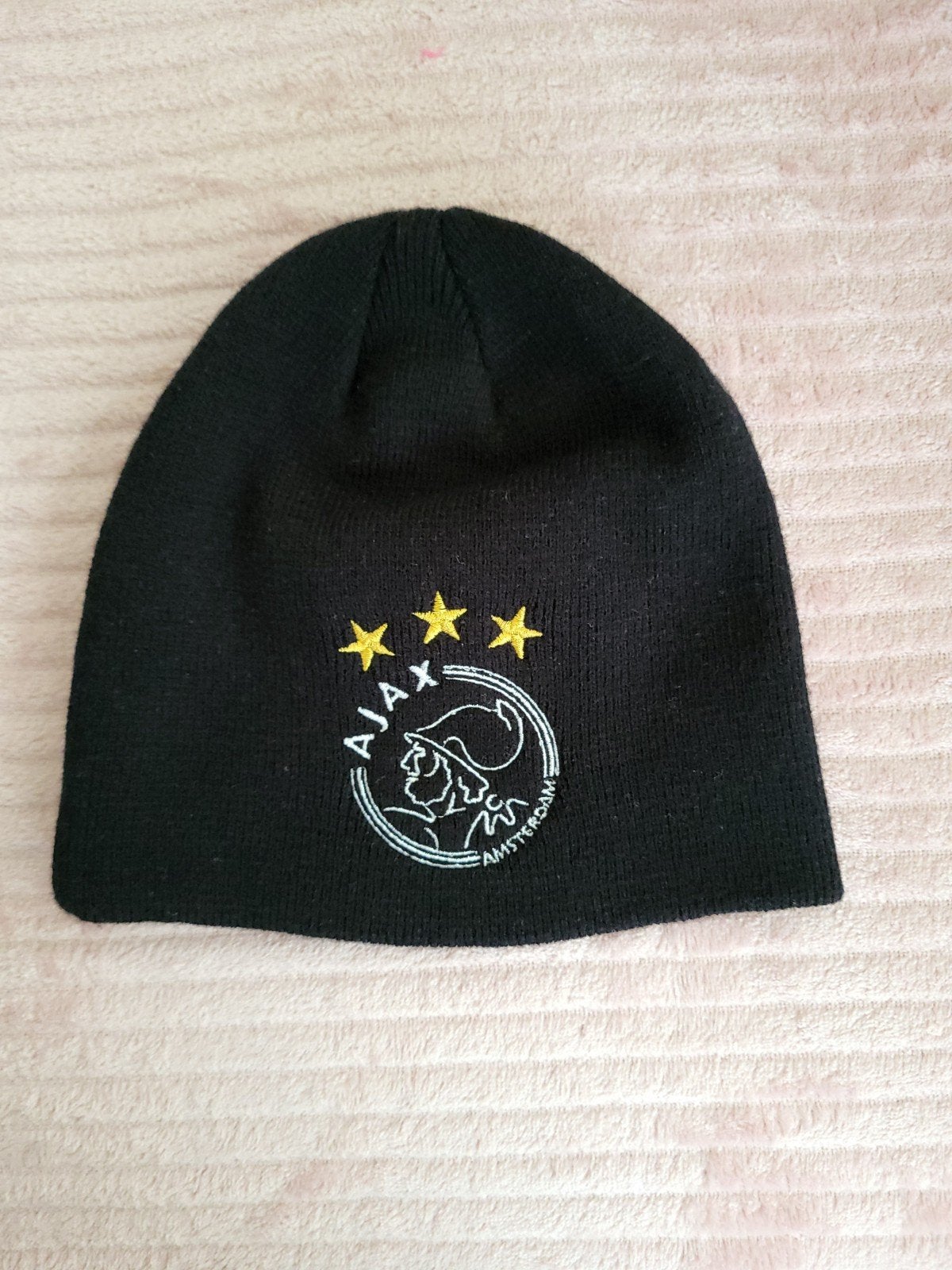 Nieuwe Ajax Muts - Zwart met logo en sterren, Verzenden, Nieuw, Overige maten, Ajax
