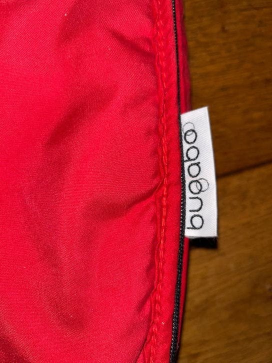 Bugaboo Voetenzak Rood - Zo goed als nieuw, Ophalen of Verzenden, Zo goed als nieuw